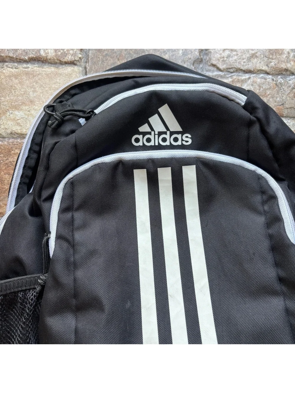 VINTAGE ADIDAS BLOCCORE BACKPACK // GORPCORE STREETWEAR BAG